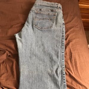 Denim bootcut jeans